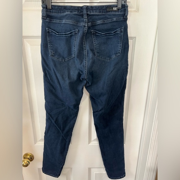 KUT from the Kloth Dark Wash, women’s Skinny Jeans – Size 6 - Picture 2 of 3